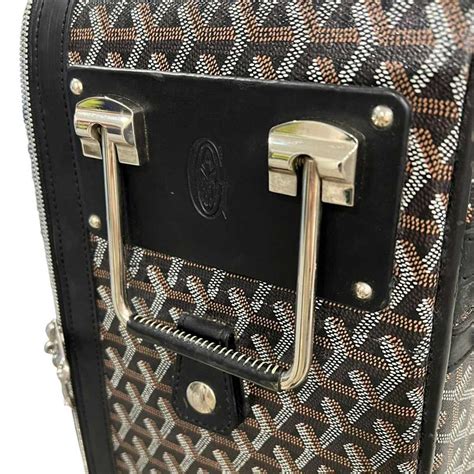 goyard roll luggage|Goyard luggage prices.